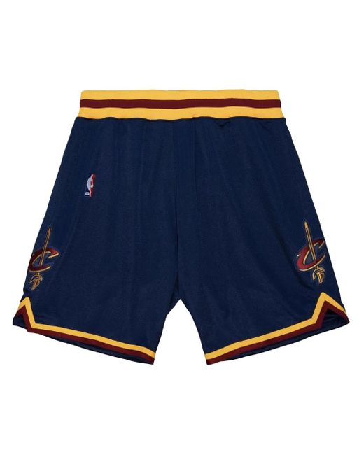 Bermudas alternativos NBA Cleveland Cavaliers 2011 Mitchell & Ness de hombre de color Blue