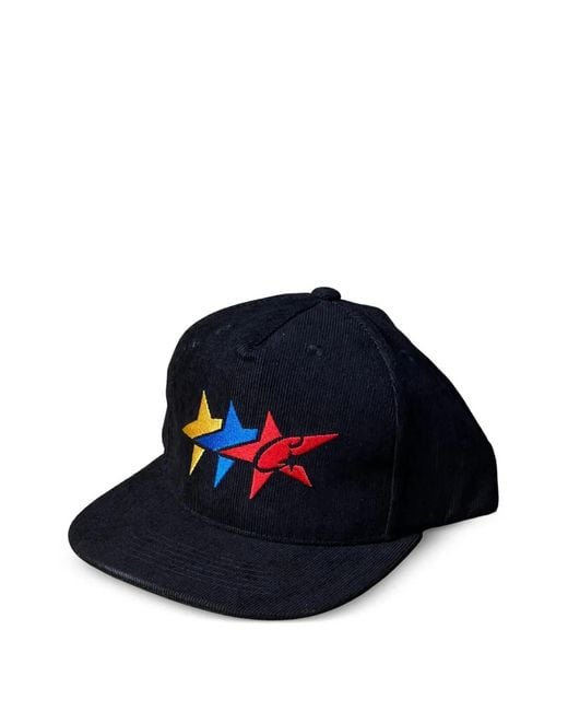 corteiz Blue C-Star Corduroy Trucker Hat