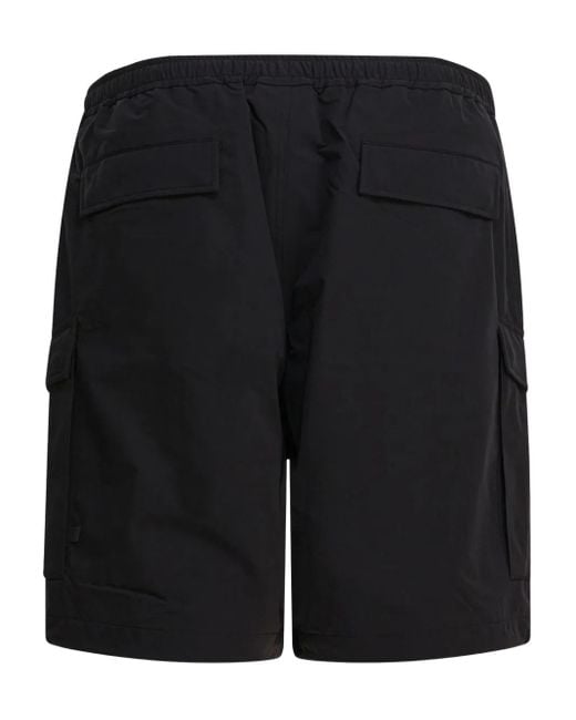 Daiwa Pier39 Black Cargo Pocket Elastic-Waist Shorts for men
