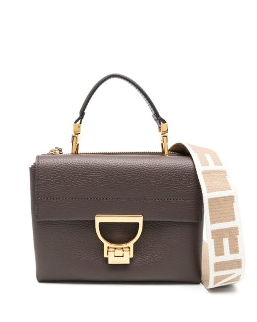 Borsa tote Arlettis piccola di Coccinelle in Brown
