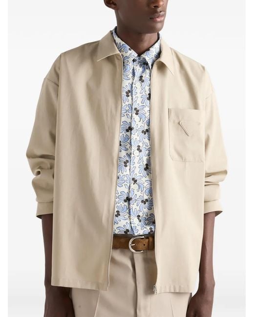 Prada Natural Cotton Shirt for men