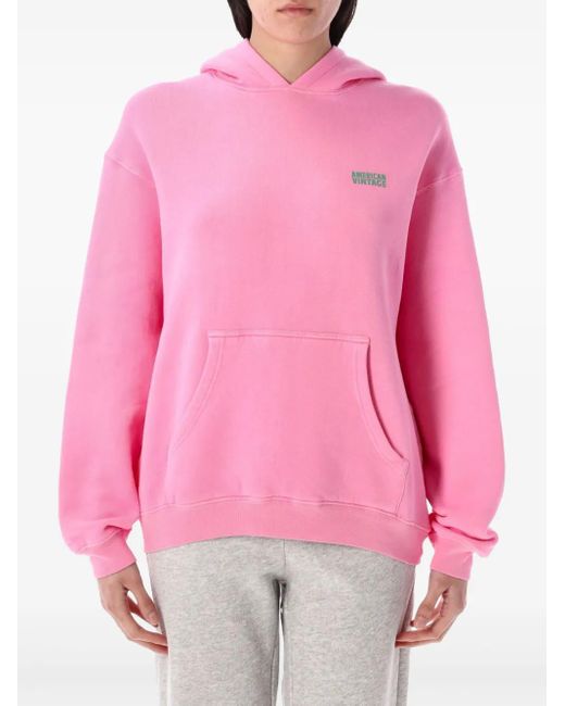 American Vintage Pink Izubird Hoodie