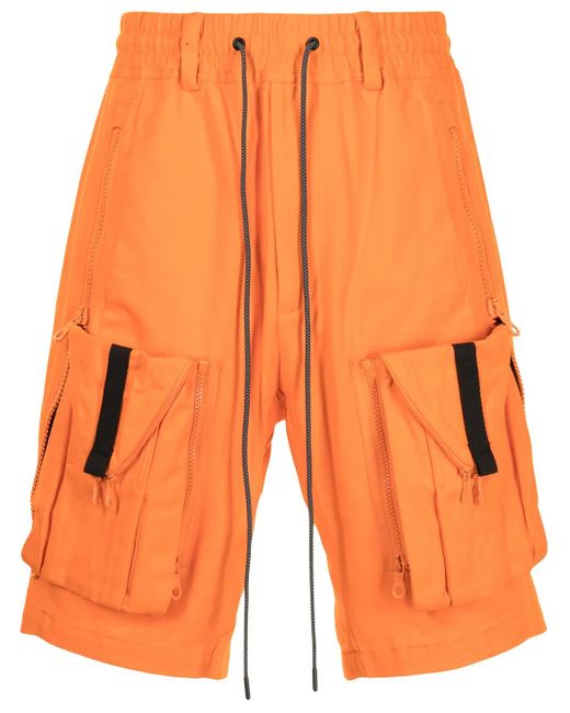 Mostly Heard Rarely Seen Orange Short Cargo Zipoff for men