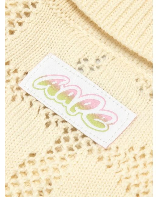 Aape By A Bathing Ape Natural Knitted Shirt