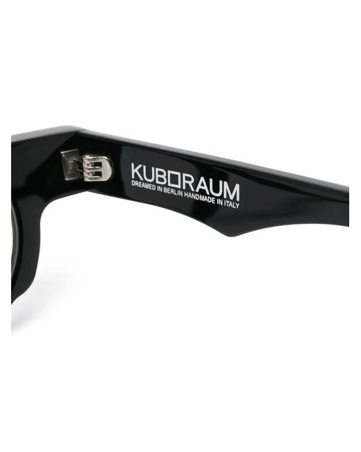 Kuboraum Blue Round-Frame Glasses