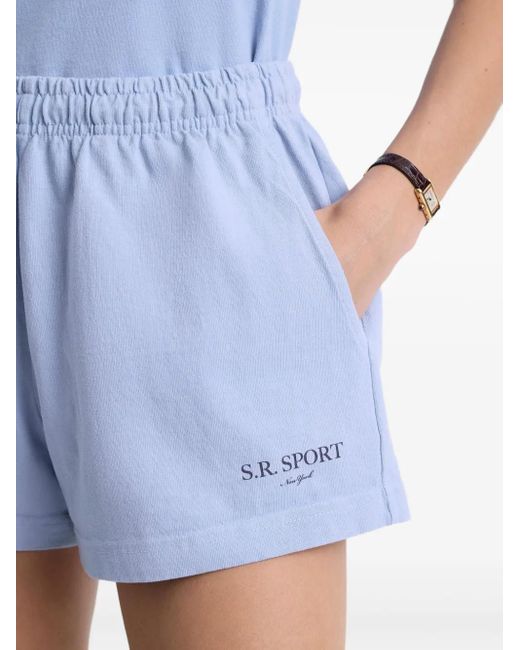 Sporty & Rich Blue Sr Sport Shorts