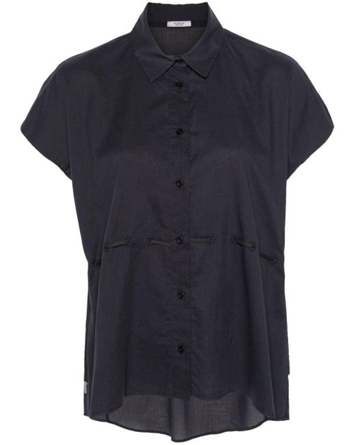 Peserico Blue Short Sleeve Shirt
