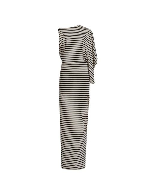 awake mode asymmetric dress Asymmetric Maxi Dress With Cut Out Black | Luxury Womenswear