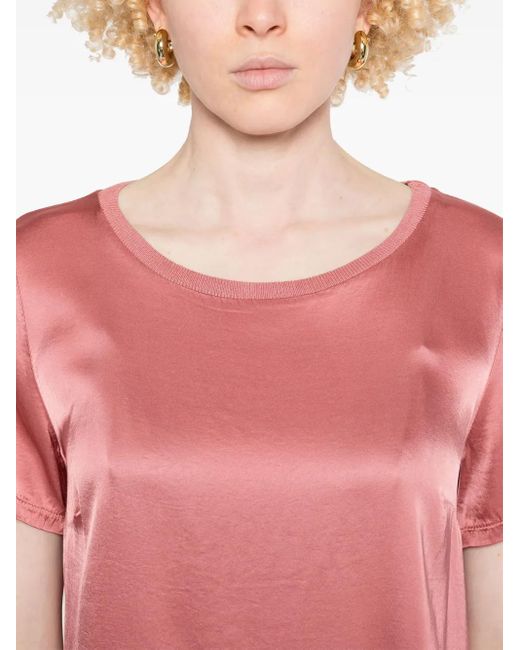 Daniele Fiesoli サテン Tシャツ Pink