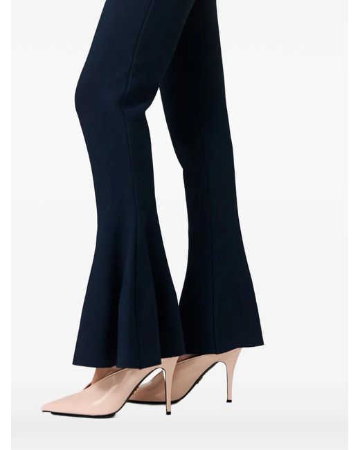 Stella McCartney Blue Flared Trousers