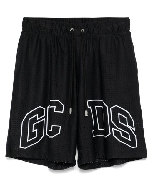Shorts Con Logo di Gcds in Black da Uomo