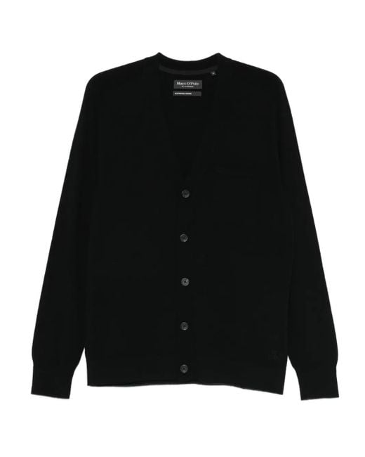 Cárdigan con bolsillos y botones Marc O' Polo de hombre de color Black