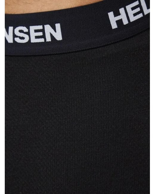 Helly Hansen Black Elasticated Trim Leggings for men