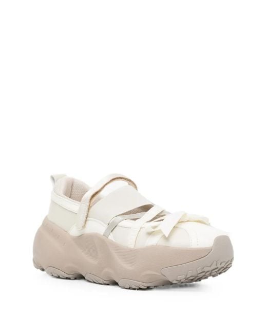 Rockfish White Bow-Detail Touch-Strap Trainers