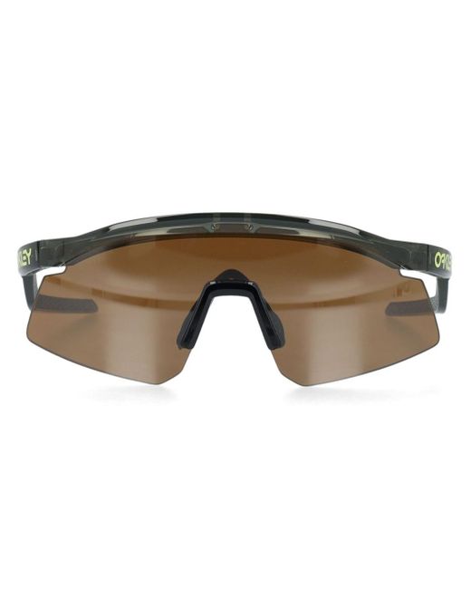 Oakley Black Hydra Shield-frame Sunglasses