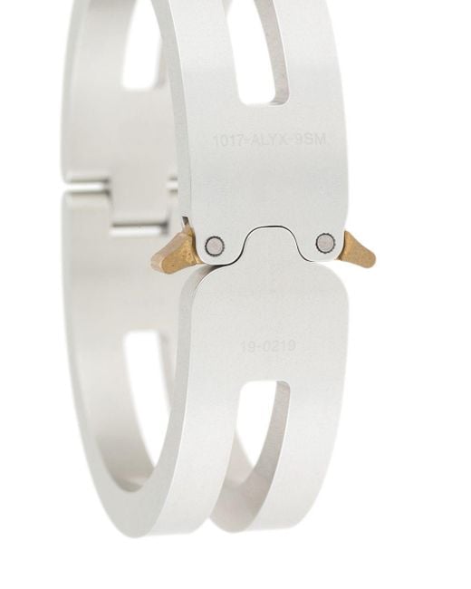 1017 ALYX 9SM Rollercoaster Track Bracelet in Metallic for Men | Lyst