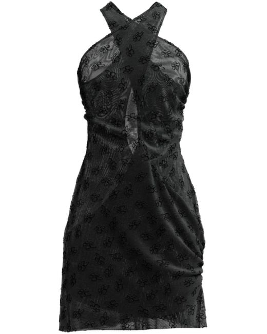 MACCAPANI Black Clari Cutout-Detail Dress