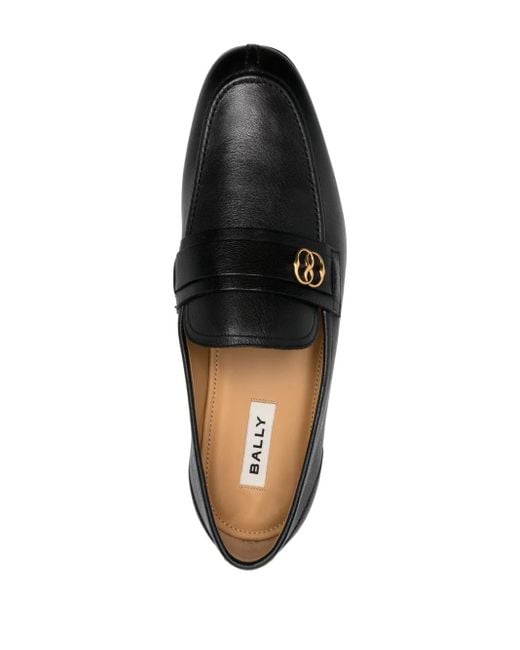 Bally Black Flat Shoes for men
