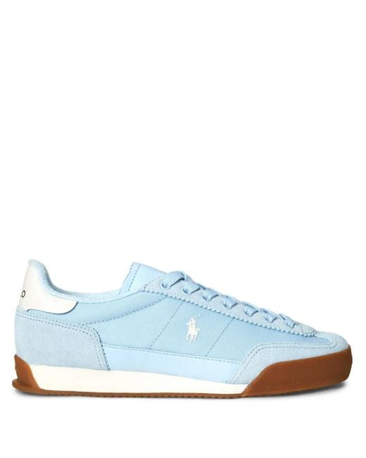 Baskets À Empiècement En Daim Polo Ralph Lauren en coloris Blue