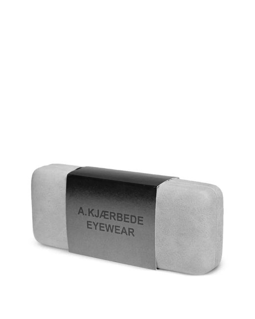 A.Kjærbede Gray Logo-Print Hard Case