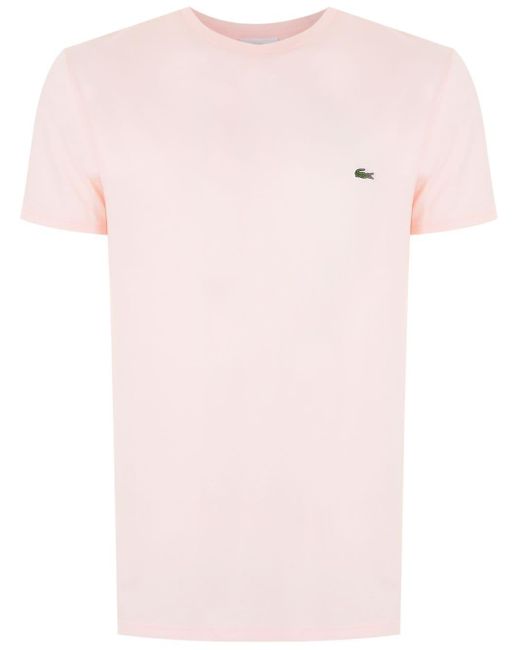 Lacoste T-shirt Masculino in het Pink voor heren