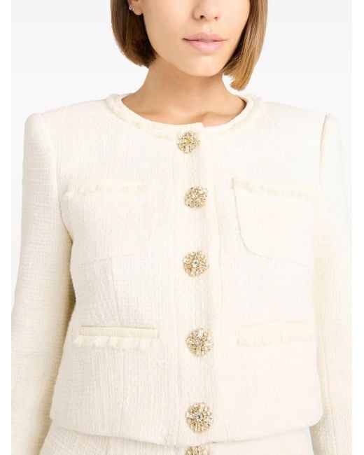 Cinq À Sept Natural Linda Tweed Jacket