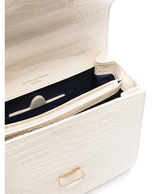 Aspinal White Mayfair Handtasche