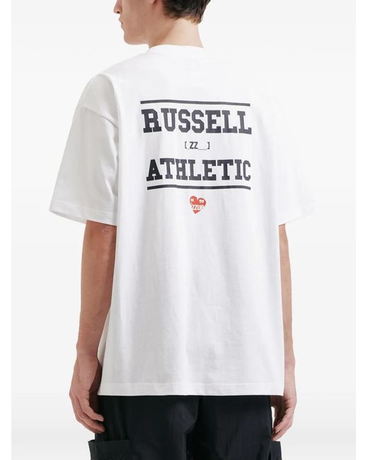 Izzue White Graphic T-Shirt for men