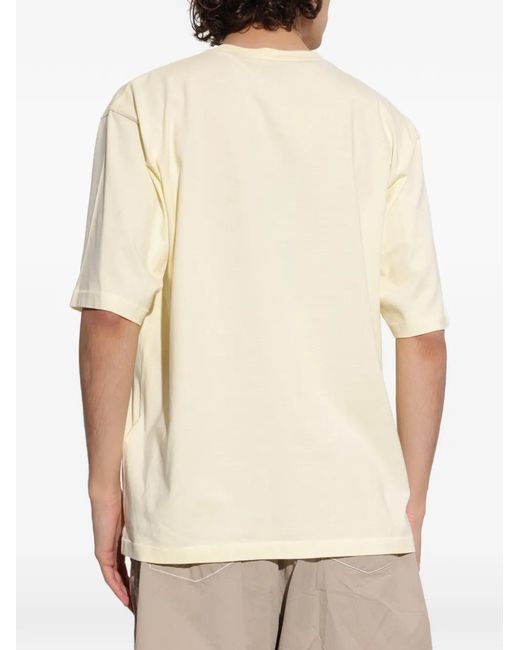 DSquared² Natural T-Shirt With Logo for men