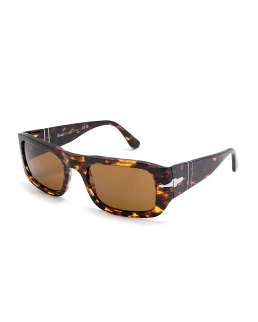 Persol Brown Tortoiseshell-Effect Sunglasses