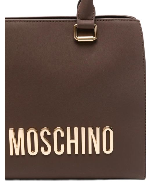 Love Moschino Brown Love Tote Bag