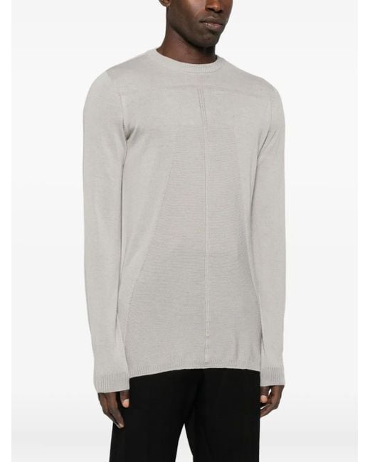 Rick Owens Gray Biker Level Jumper for men