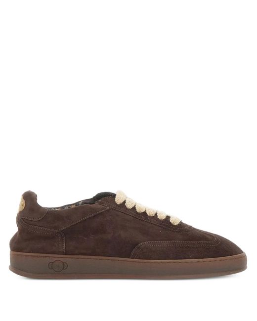 Soldini 80 Brown Akira Amalfi Suede Sneakers for men