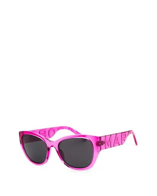 Marc Jacobs Pink Logo-Debossed Sunglasses