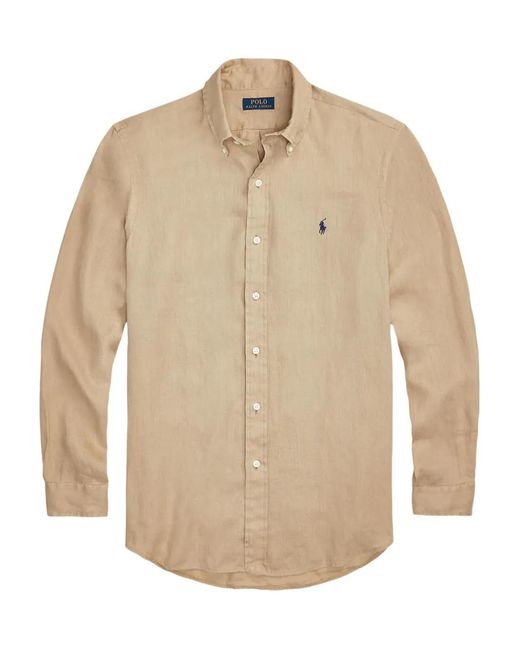 Polo Ralph Lauren Natural Linen Shirt for men