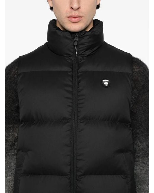 Gilet À Patch Logo Aape By A Bathing Ape pour homme en coloris Black