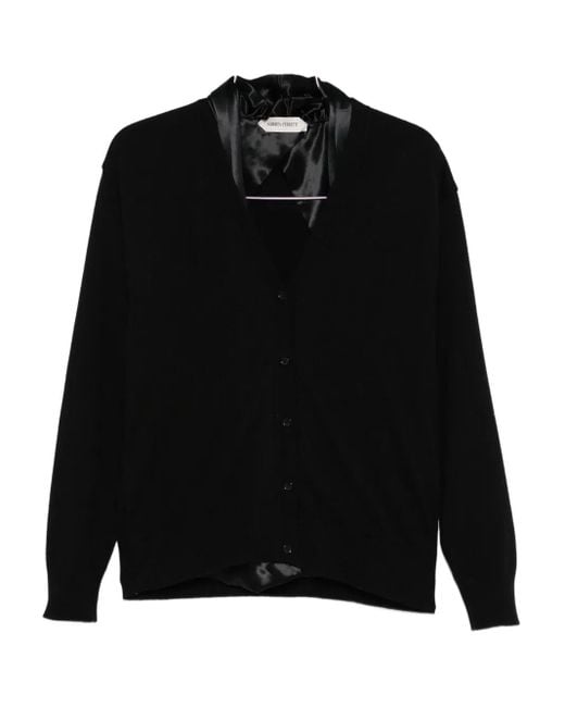 Alberta Ferretti Black Buttoned Cardigan