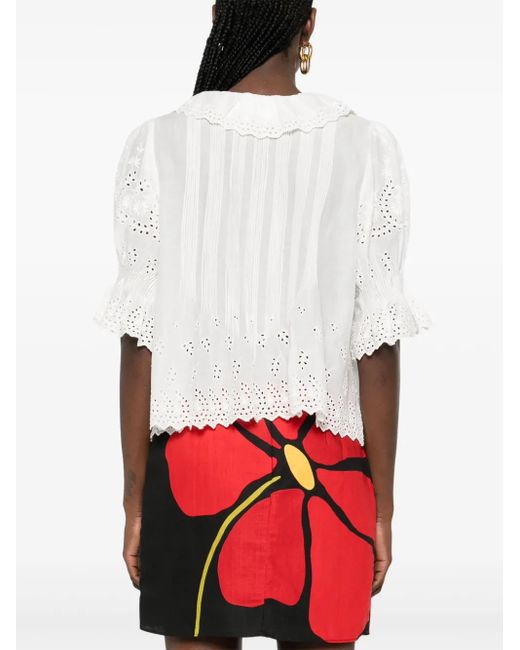 Blusa Henri Doen de color White
