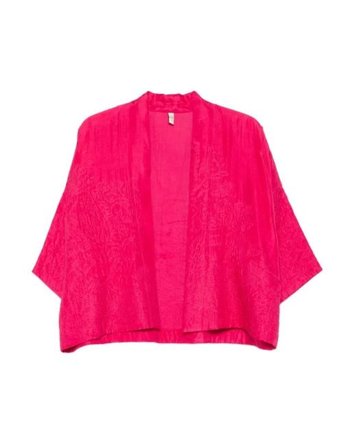 Veste À Design Ouvert Yavi en coloris Pink