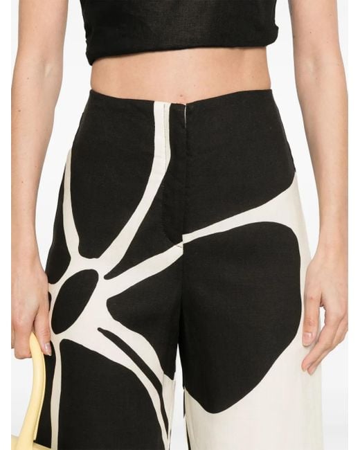 Pantalones India Cala De La Cruz de color Black