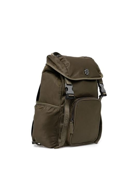 Boss Green Logo-plaque Buckle Backpack for men