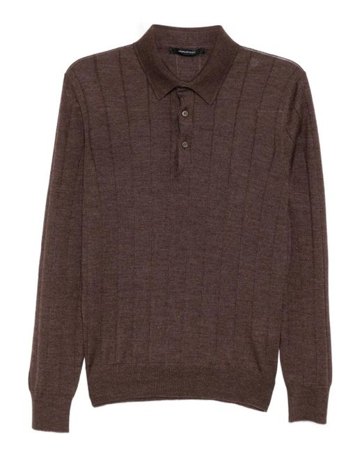 Tagliatore Brown Polo Shirt for men