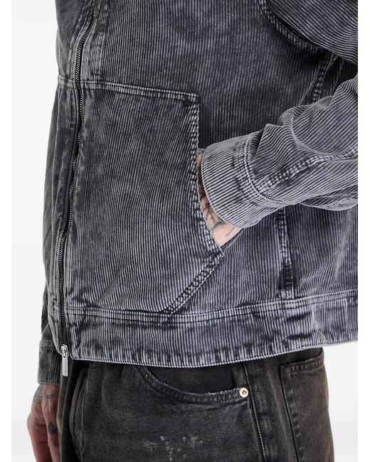 Nike Gray Flight Corduroy Chore Jacket for men