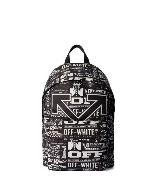 Off-White c/o Virgil Abloh Black Sac À Dos Heritage Multilogo for men