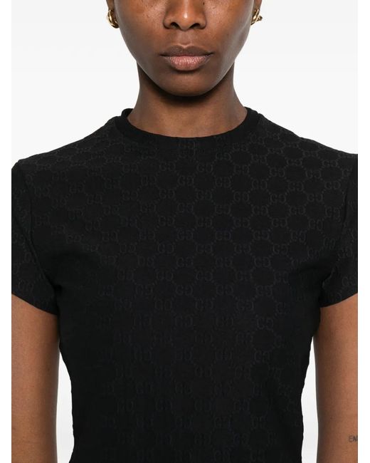 Gucci Black Short-Sleeve T-Shirt