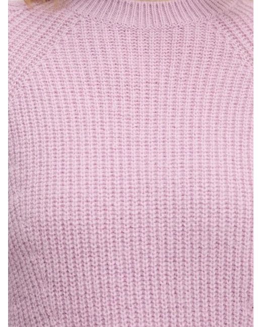 Twinset Pink Ribbed Sweater