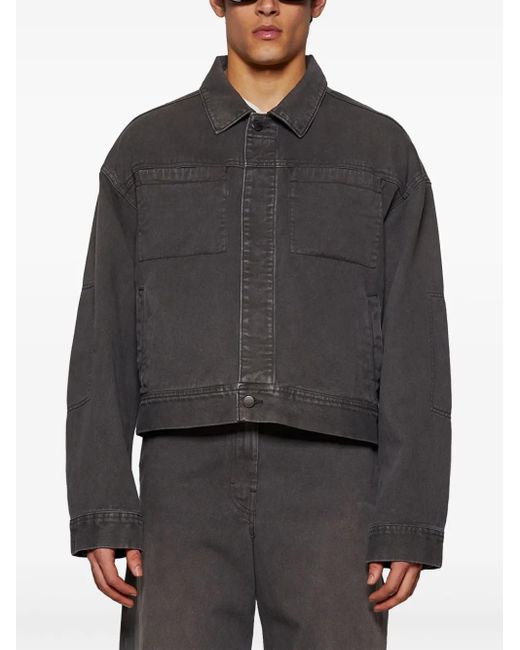 Entire studios Gray Gem Denim Jacket