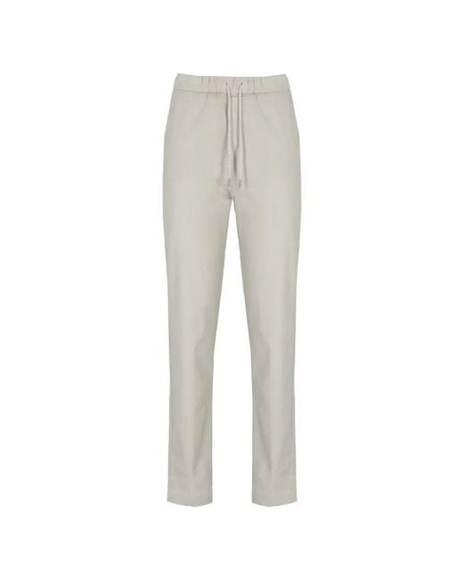 Panicale Gray Drawstring-Waist Trousers