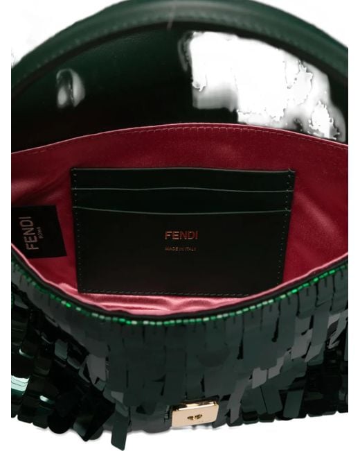 Borsa Tote Baguette Mini di Fendi in Black