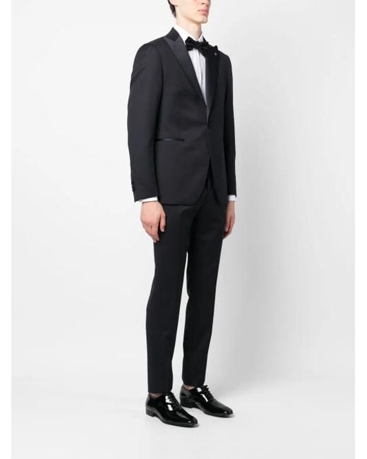 Tagliatore Blue Single-Breasted Dinner Suit for men